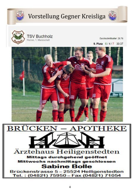 2018_03_09 (Ausgabe 10) Juliankadammreport 21. Spieltag gg. TSV Buchholz