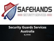 Security Guards Services & Companies Australia