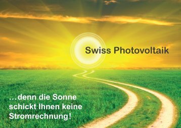 Firmenbroschuere Swiss Photovoltaik GmbH