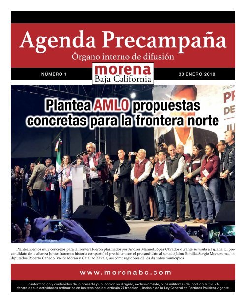 Agenda Precampaña