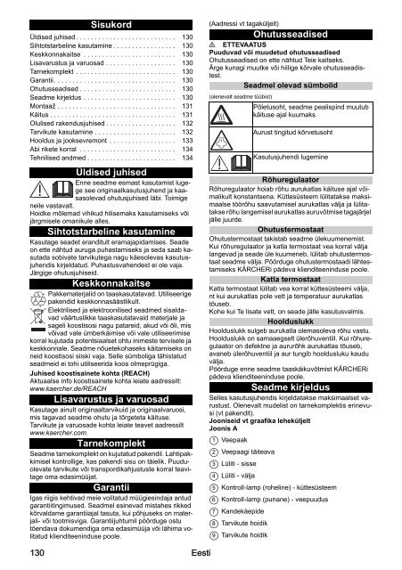 Karcher SC 4 EasyFix - manuals