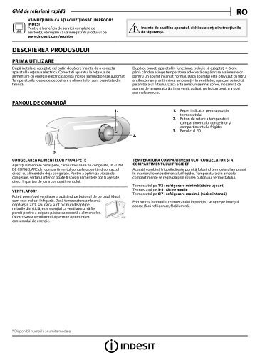 KitchenAid B 18 A1 D/I MC - B 18 A1 D/I MC RO (F102968) Setup and user guide