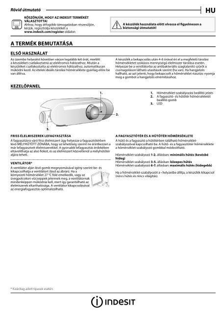 KitchenAid B 18 A1 D.CN/I - B 18 A1 D.CN/I HU (F093236) Setup and user guide