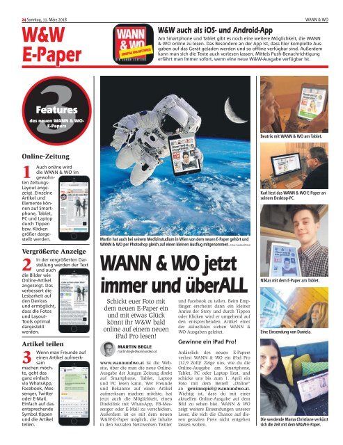 Wann & Wo 11.03.2018