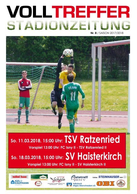 8. Ausgabe Stadionzeitung 2017/18