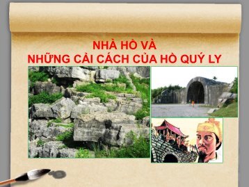 BAI LS TCG_NHA HO VA CAI CACH CUA HQL