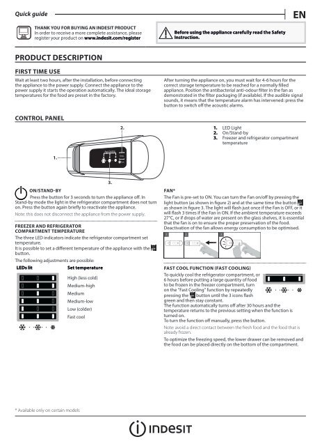 Kitchenaid B 18 A1 D V E S I B 18 A1 D V E S I En F Setup And User
