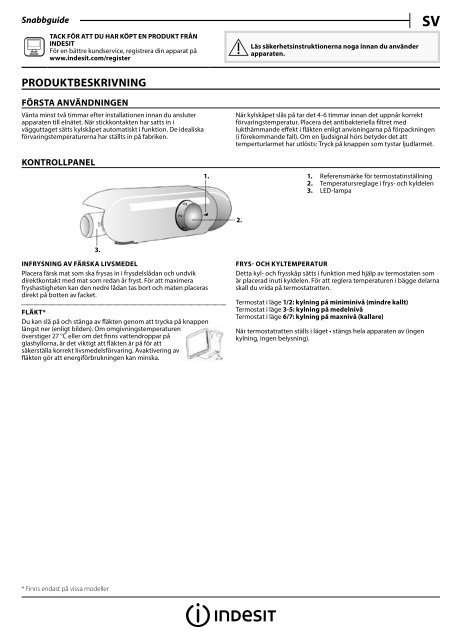 KitchenAid B 18 A1 D/I - B 18 A1 D/I SV (F093230) Setup and user guide