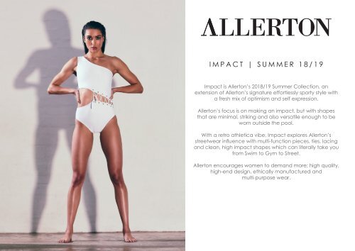 Allerton Swimwear IMPACT 2018