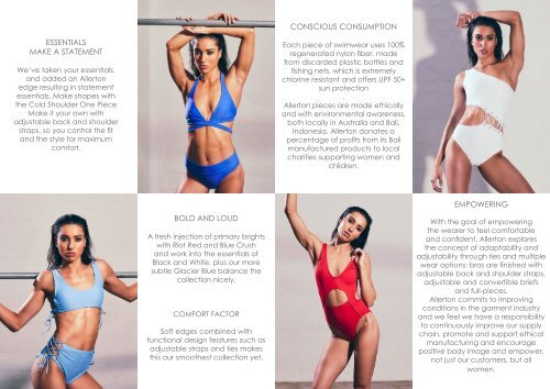 Allerton Swimwear IMPACT 2018