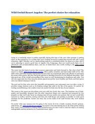 Wild Orchid Resort Angeles: The perfect choice for relaxation