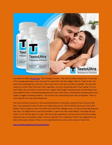 Testo Ultra - Get Your Maximum Sexual Power