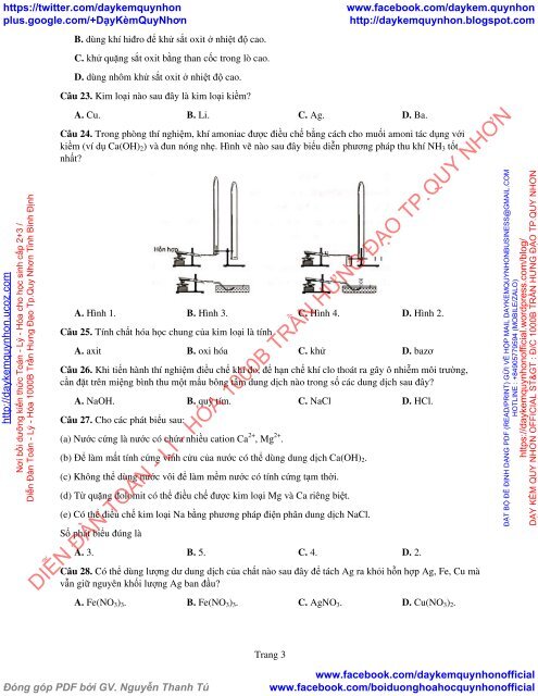 PREVIEW BỘ 14 ĐỀ MEGA HÓA 2018 CÓ LỜI GIẢI CHI TIẾT (BỘ ĐỀ ĐẶC SẮC DÙNG LUYỆN THI ĐẠT KẾT QUẢ CAO MÔN HÓA HỌC CHUẨN BỊ CHO KÌ THI THPT QG 2018)