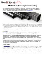 4 Methods for Producing Composite Tubing