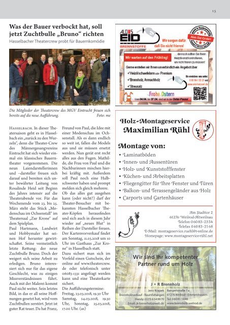 Weilroder Gazette März/April 2018