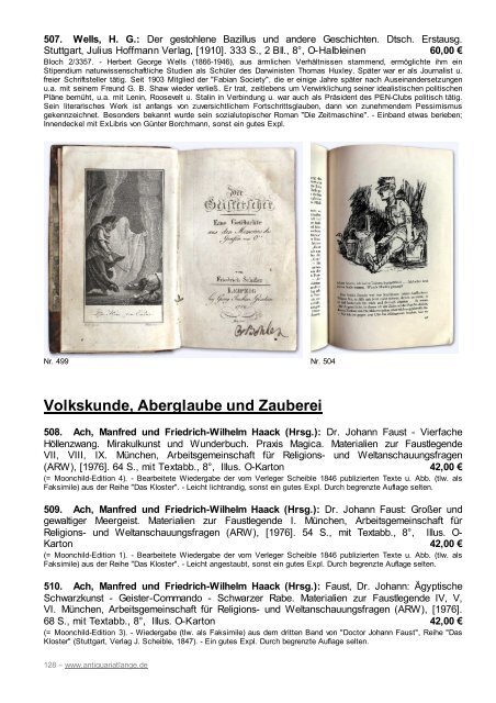 Occulta-Antiquariats-Katalog 12