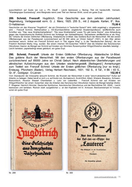 Occulta-Antiquariats-Katalog 12