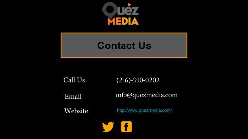 Social Media Marketing Services in Cleveland | Quez Media Marketing