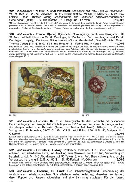 Occulta-Antiquariats-Katalog 13.1 Heinrich Tränker