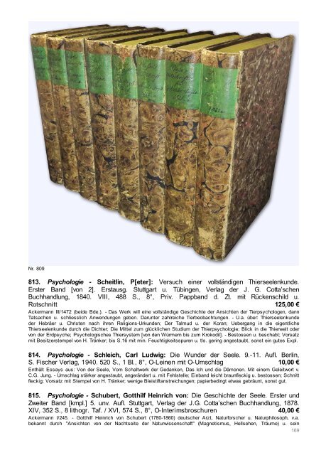 Occulta-Antiquariats-Katalog 13.1 Heinrich Tränker