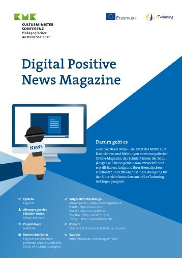Projektkit: "Digital Positive News Magazine"