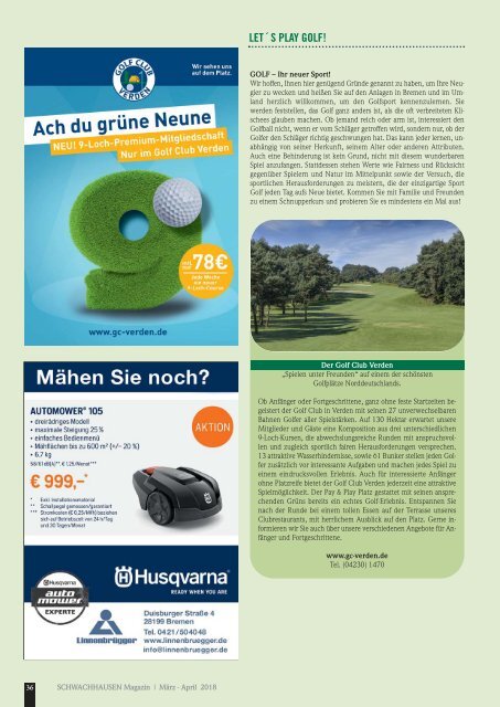 SCHWACHHAUSEN Magazin | März-April 2017