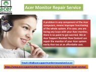 Acer monitor repair service number- 098015144 