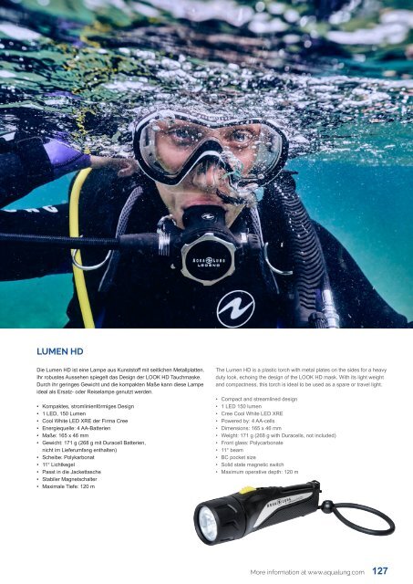 Aqua Lung Katalog 2018