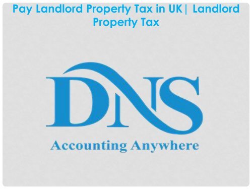 Pay Landlord Property Tax in UK| Landlord Property Tax