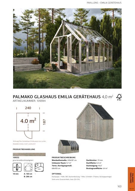 Palmako Gartenhäuser