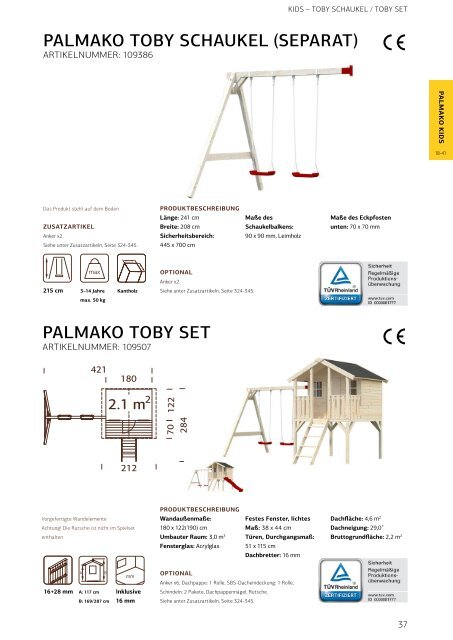 Palmako Gartenhäuser