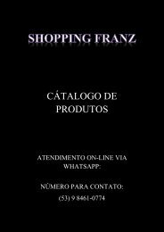 SHOPPING FRANZ CATALOGO PRONTO PDF
