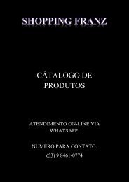 SHOPPING FRANZ CATALOGO PRONTO EDITAVEL CERTO