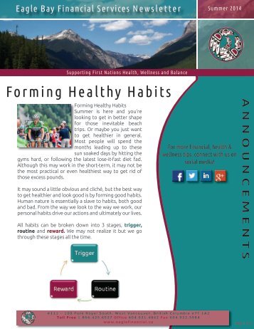 Forming Healthy Habits