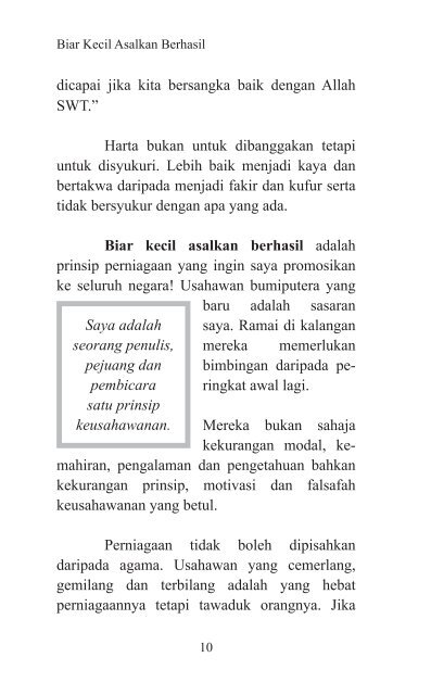 BIAR KECIL ASALKAN BERHASIL - EDISI JIMAT - DR RUSLY ABDULLAH (2009)