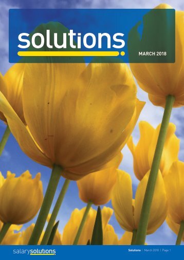 Solutions Magazine - March 2018