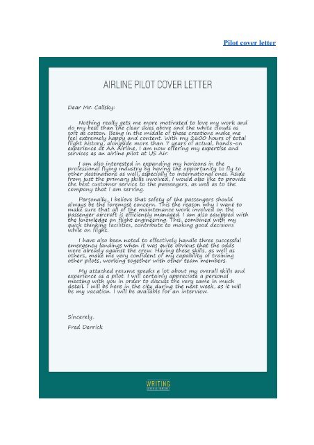 Best Cover Letter Samples