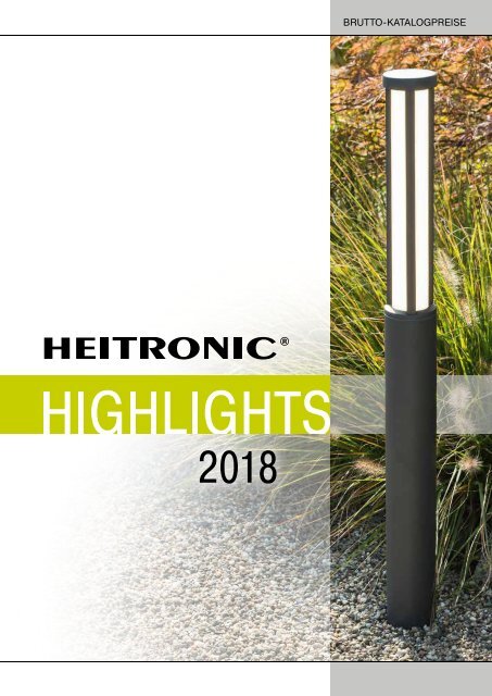 HEITRONIC SOCKELLEUCHTE für LED bis 11 Watt E27 Garten Haus Beleuchtung Licht