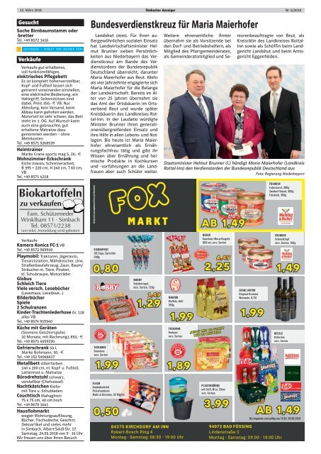 15.03.2018 Simbacher Anzeiger