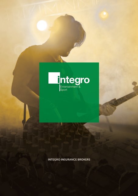 Report Cover - Integro E&amp;S - Music