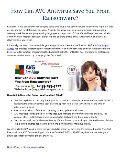 How Can AVG Antivirus Save You From Ransomware?