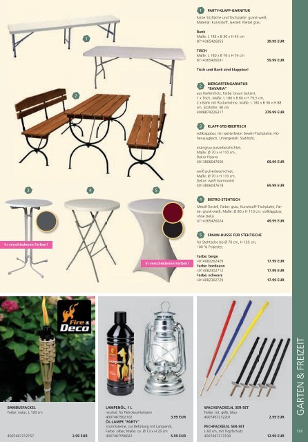 Bauvista Garten & Freizeit Katalog 2018