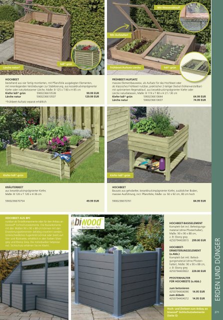 Bauvista Garten & Freizeit Katalog 2018