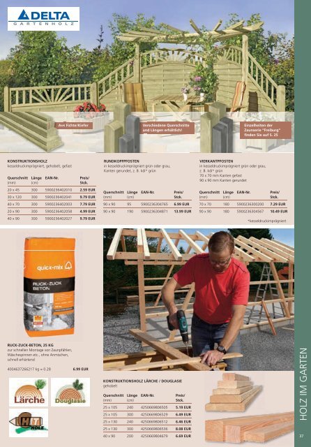 Bauvista Garten & Freizeit Katalog 2018