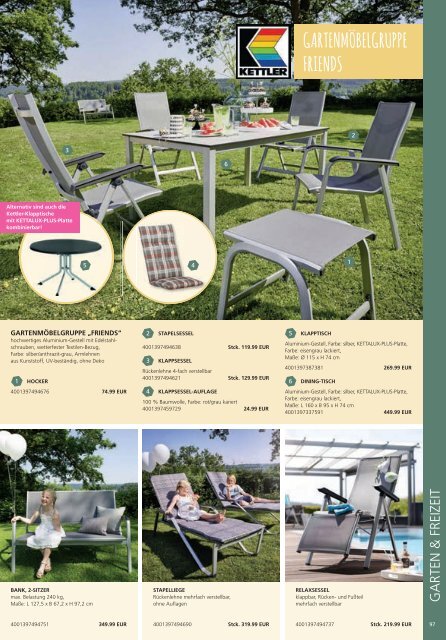 Bauvista Garten & Freizeit Katalog 2018