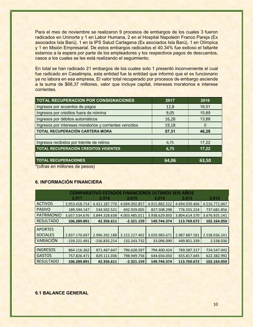 Informe de Gestión 2017