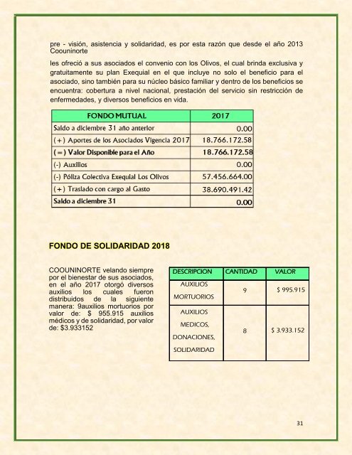 Informe de Gestión 2017