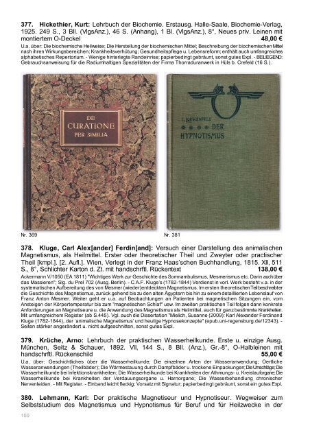 Occulta-Antiquariats-Katalog 15
