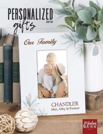 Personalized Gifts Catalog 2018