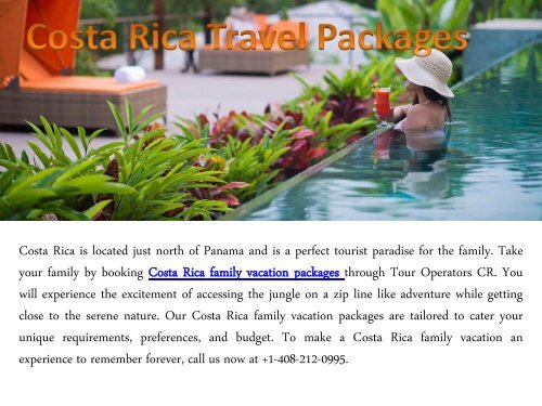 Costa Rica Travel Packages